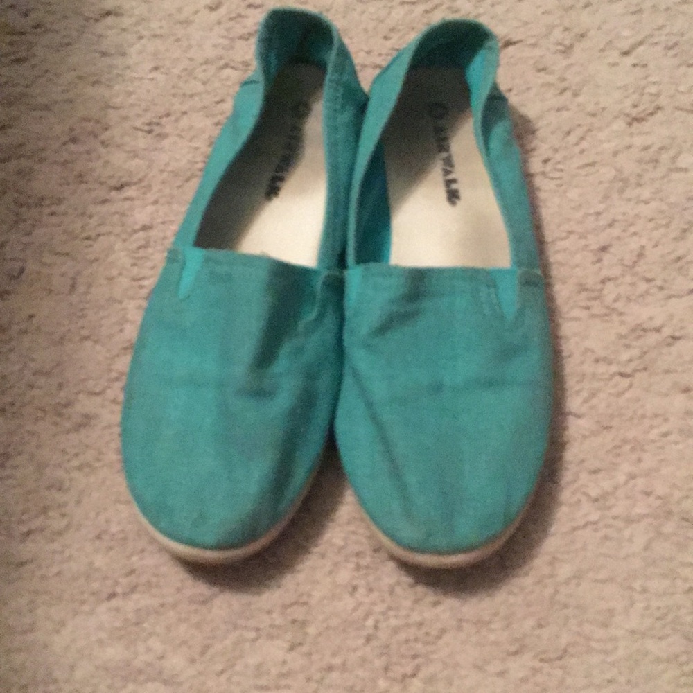 Blue sneakers